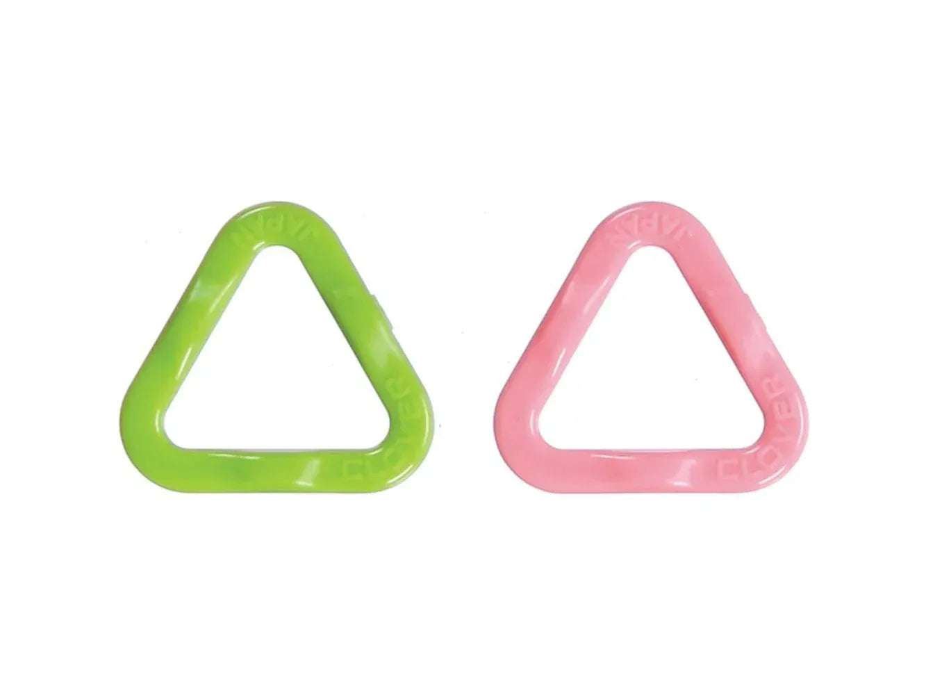 Clover Triangle Stitch Markers - 16 Pack Small (US Needles 5-8)