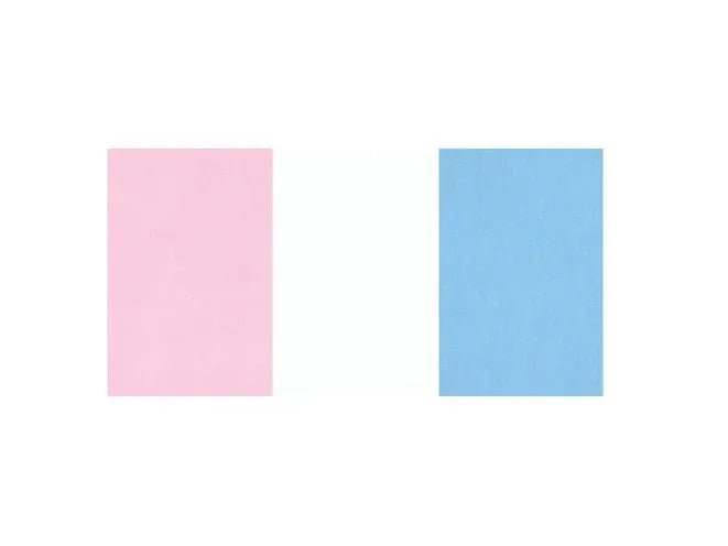 Set of 2 Iron-On Mending Fabric, 3pc 3"x8" Light colors - Fabany