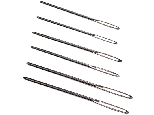Large Eyed Blunt Needles 6pcs, sizes 13-16, Lion Brand