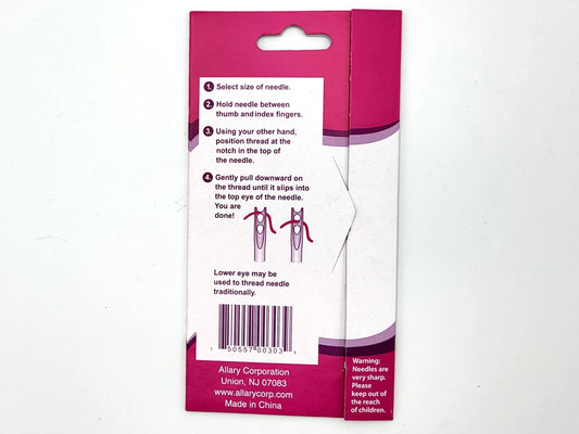 Allary Instant Threading Hand Needles 10pcs