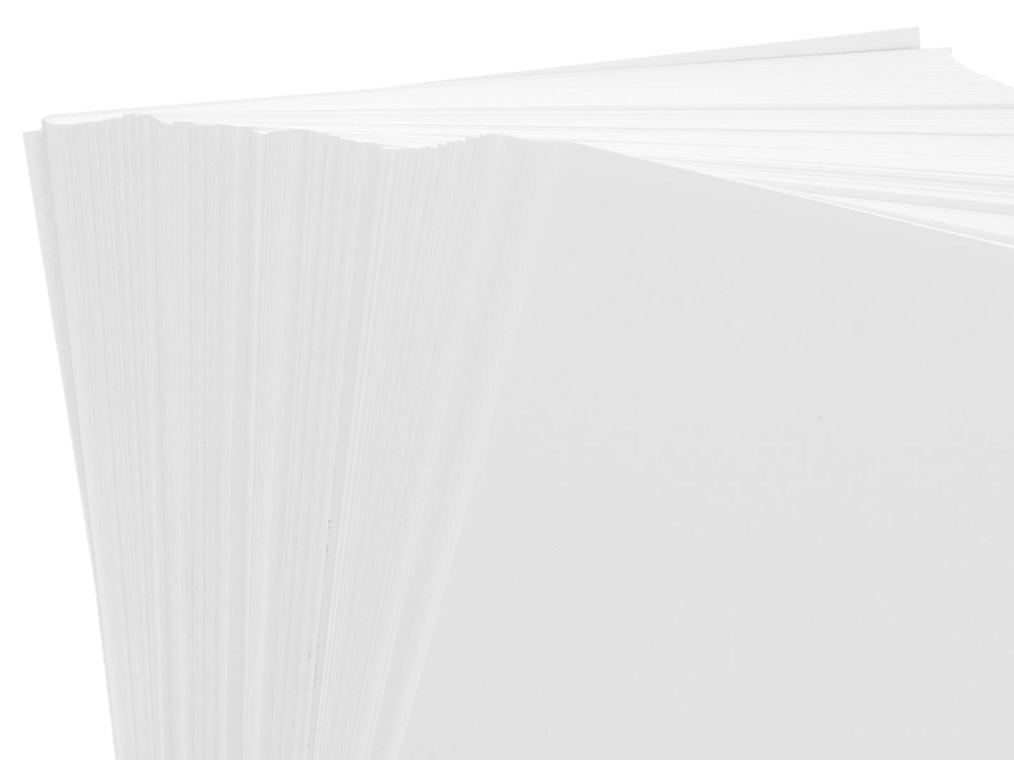 Blank Card Pack, All White, Pre-cut and scored - 4.25x5.5 folded - 250pc