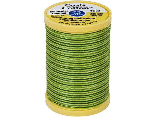 Coats Cotton Multicolor Quilting, 30wt - 225yds 205m