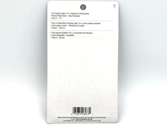 Dritz Safety Pins - 200 Pack Nickel Plated Steel 1.5 Inch (38mm)