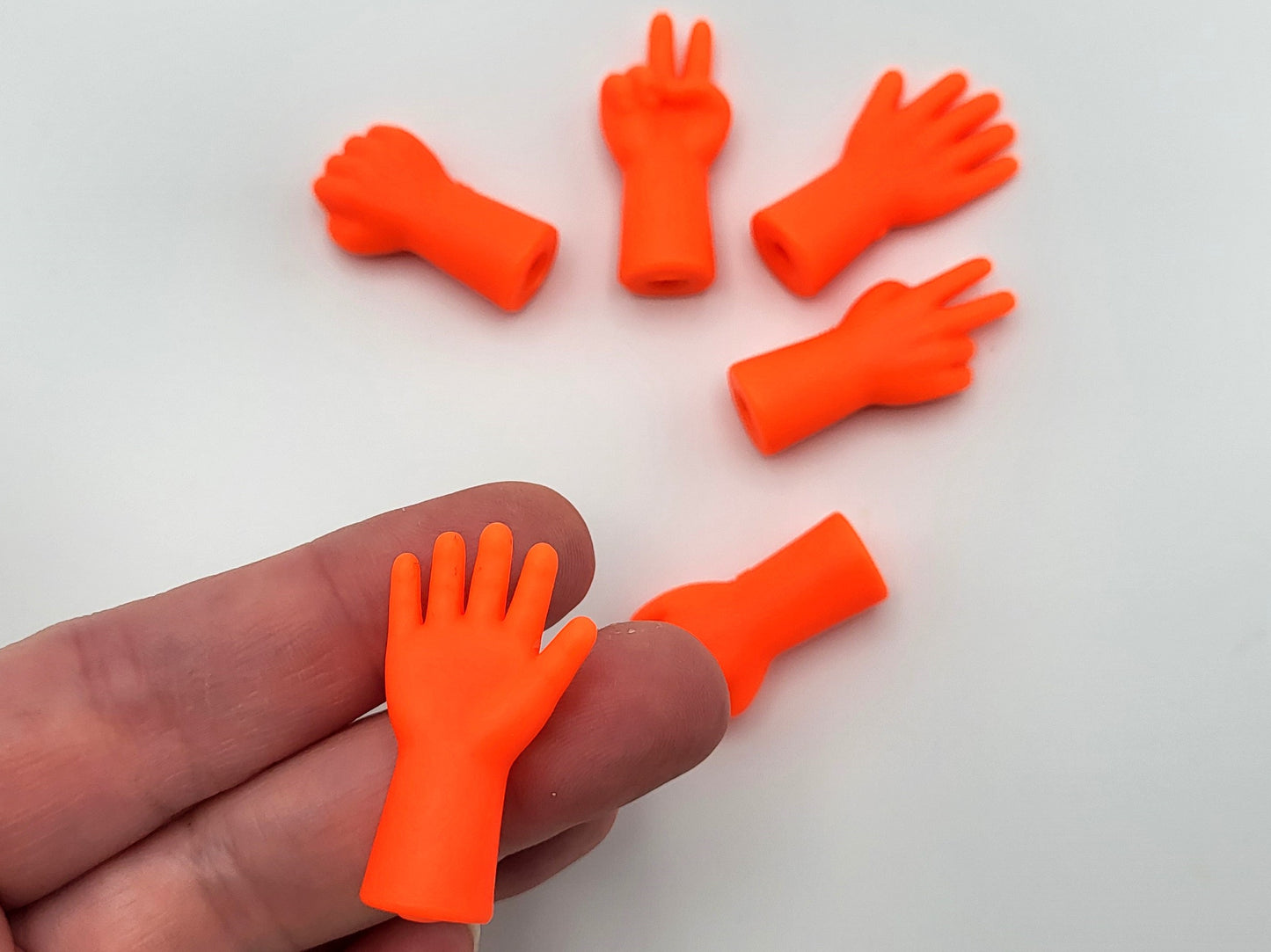 Knitting Needle Stoppers and Scissor Point Protector 6pc Hands