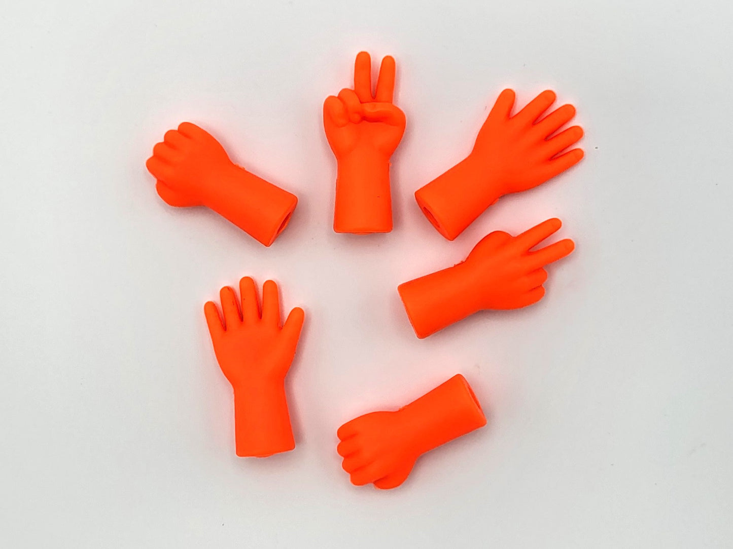 Knitting Needle Stoppers and Scissor Point Protector 6pc Hands