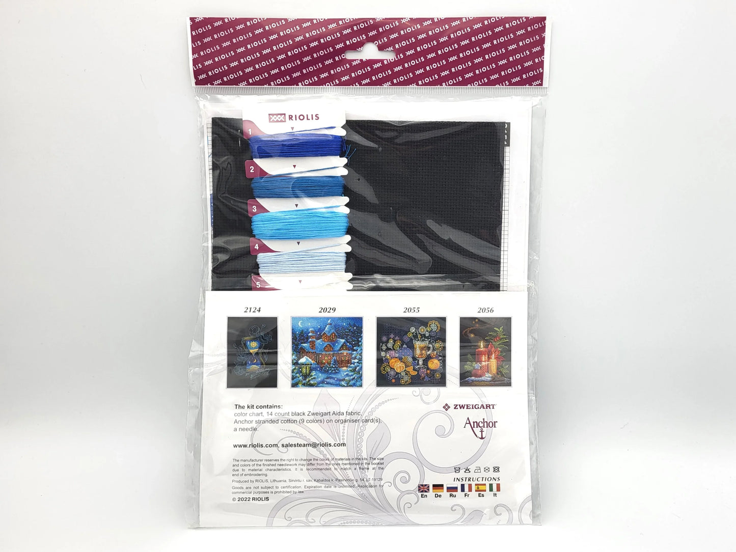 Riolis Counted Cross Stitch Kit, Winter Fairy Tale 8.5"x11.75", 14ct #2151