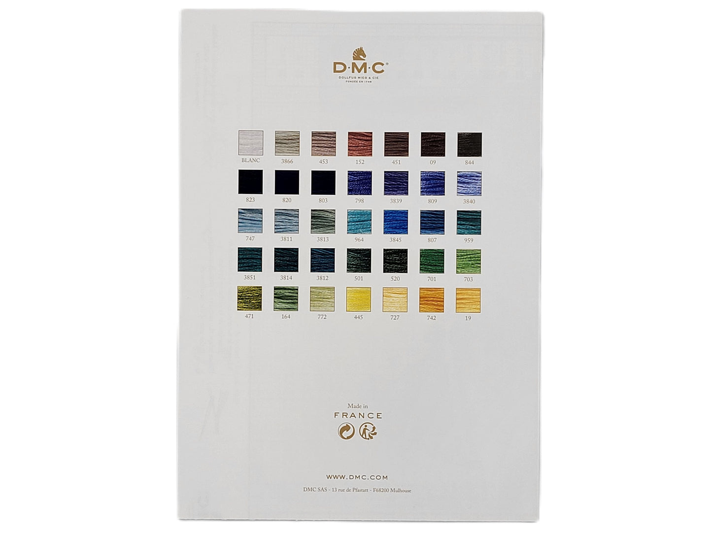 DMC Embroidery Floss Tin, 35pcs 8.7yd - Scenic Colors | cross stitch, embroidery