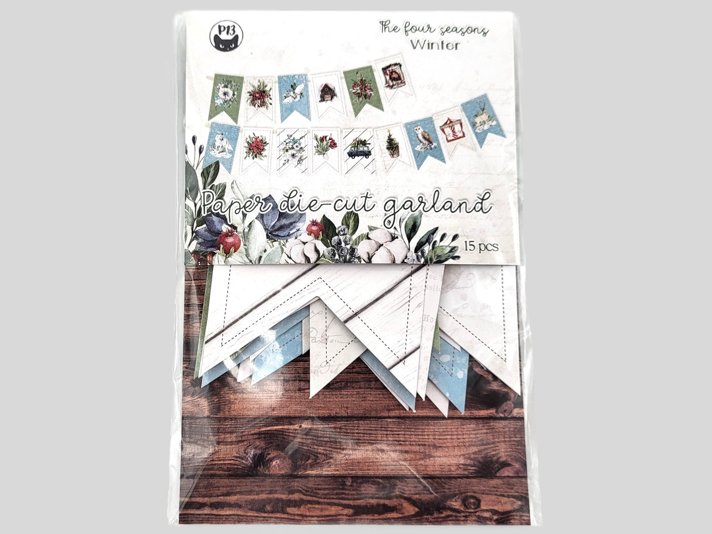 Autumn and Winter Double-Sided Cardstock Die Cuts Banner