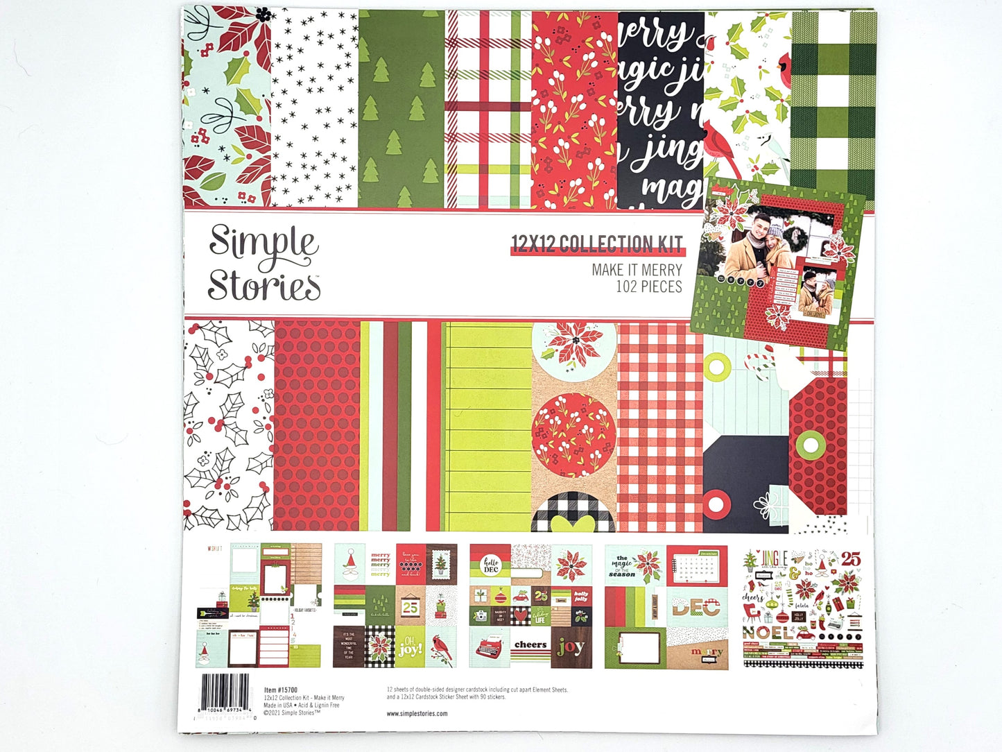 Simple Stories Collection Kit 12"X12" - Make It Merry