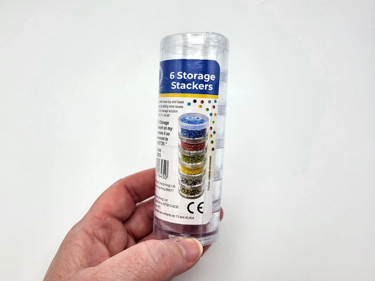 Diamond Dotz 6 Tier Twist Stackable Cylinder Storage