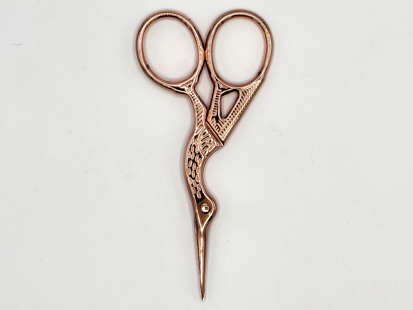 Small Craft Crane Scissors, 3.50" and 4.50" | Embroidery scissors, thread snips, crochet and knitting supplies, cross stitch scissors