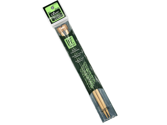 Clover Takumi Bamboo Single Point Knitting Needles 9" 10-1/2 6.5mm