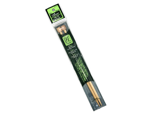 Clover Takumi Bamboo Single Point Knitting Needles 9" 10 6mm