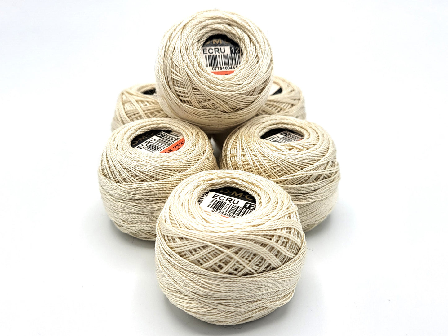 DMC Perle Cotton Balls, size 12 - Ecru - 6 count