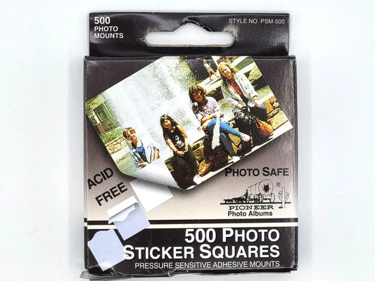 Self-Adhesive Photo Sticker Squares .5" 500 Photo Mounts, 2 boxes