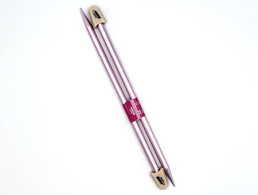 Susan Bates 10" US11 8.0mm Silvalume Single Point Knitting Needles