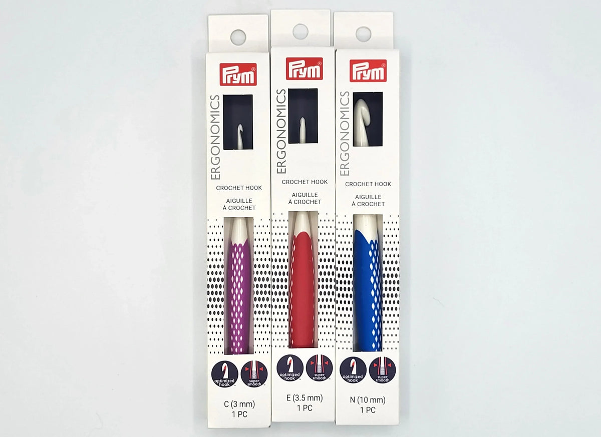 Prym Ergonomics Crochet Hooks, individual 1pc | crochet accessories, beginner crochet