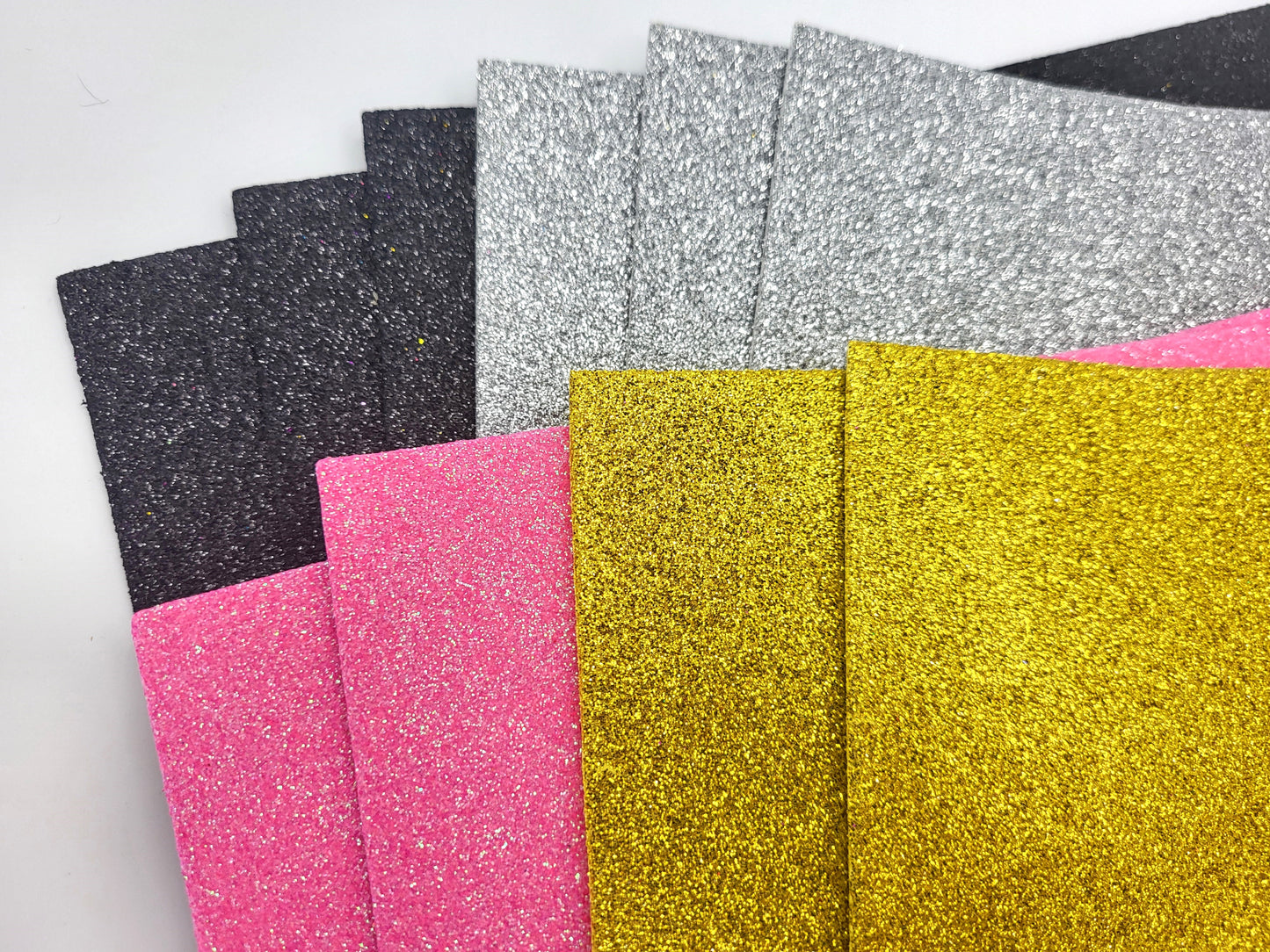 Glitter Foam Sheets 9x12", 2mm thick, set of 10 sheets multi-colors