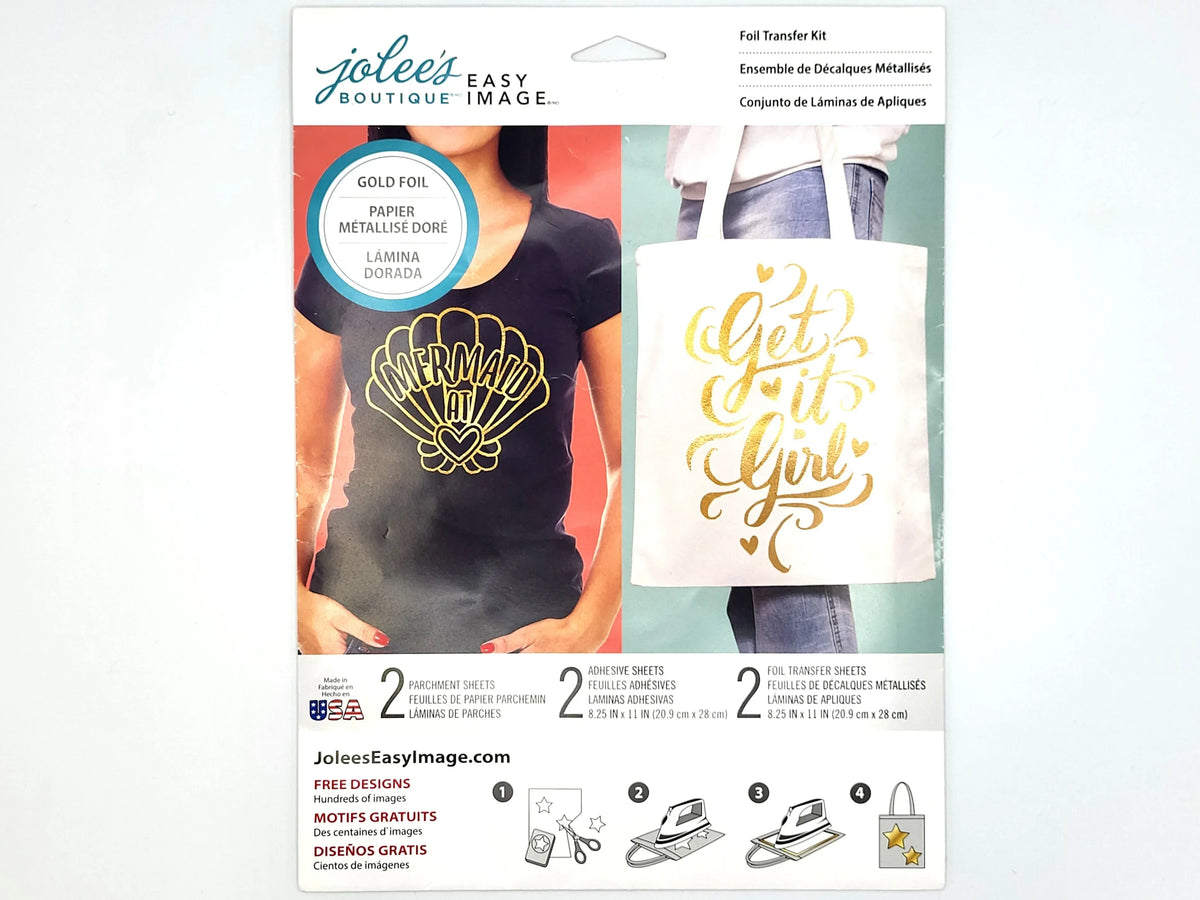 Jolee's Boutique Easy Image Foil Transfer Kit - 2 parchment sheets
