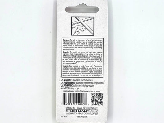 OOK Glazier Push Points, 45pcs, Lot of 4 packages