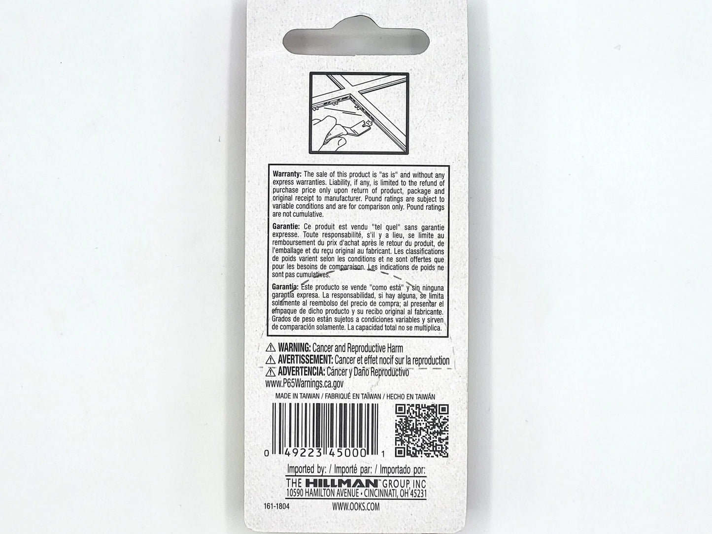 OOK Glazier Push Points, 45pcs, Lot of 4 packages