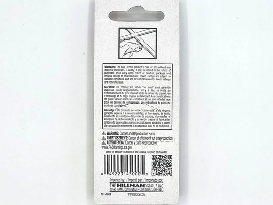 OOK Glazier Push Points, 45pcs, Lot of 4 packages