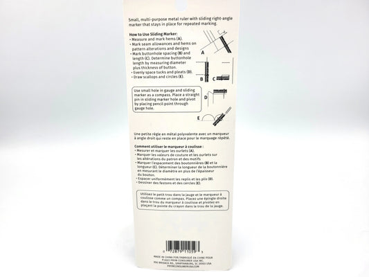 Dritz 6" Sewing Gauge with slider