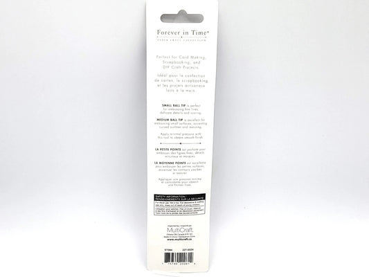 Embossing Stylus - Double Ended Small and Medium ball tip - Forever in Time
