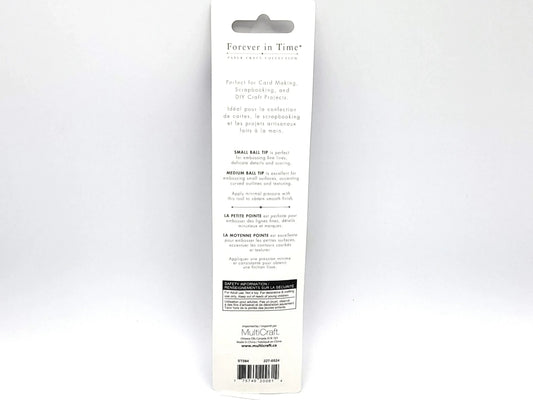 Embossing Stylus - Double Ended Small and Medium ball tip - Forever in Time