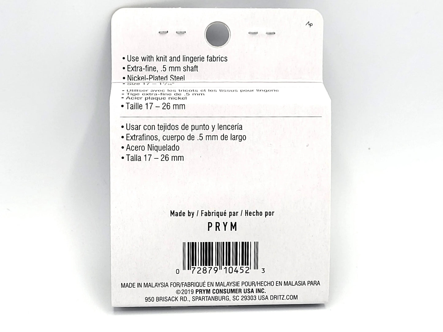 Dritz Color Ball Point Pins 240ct 1-1/16" 26mm