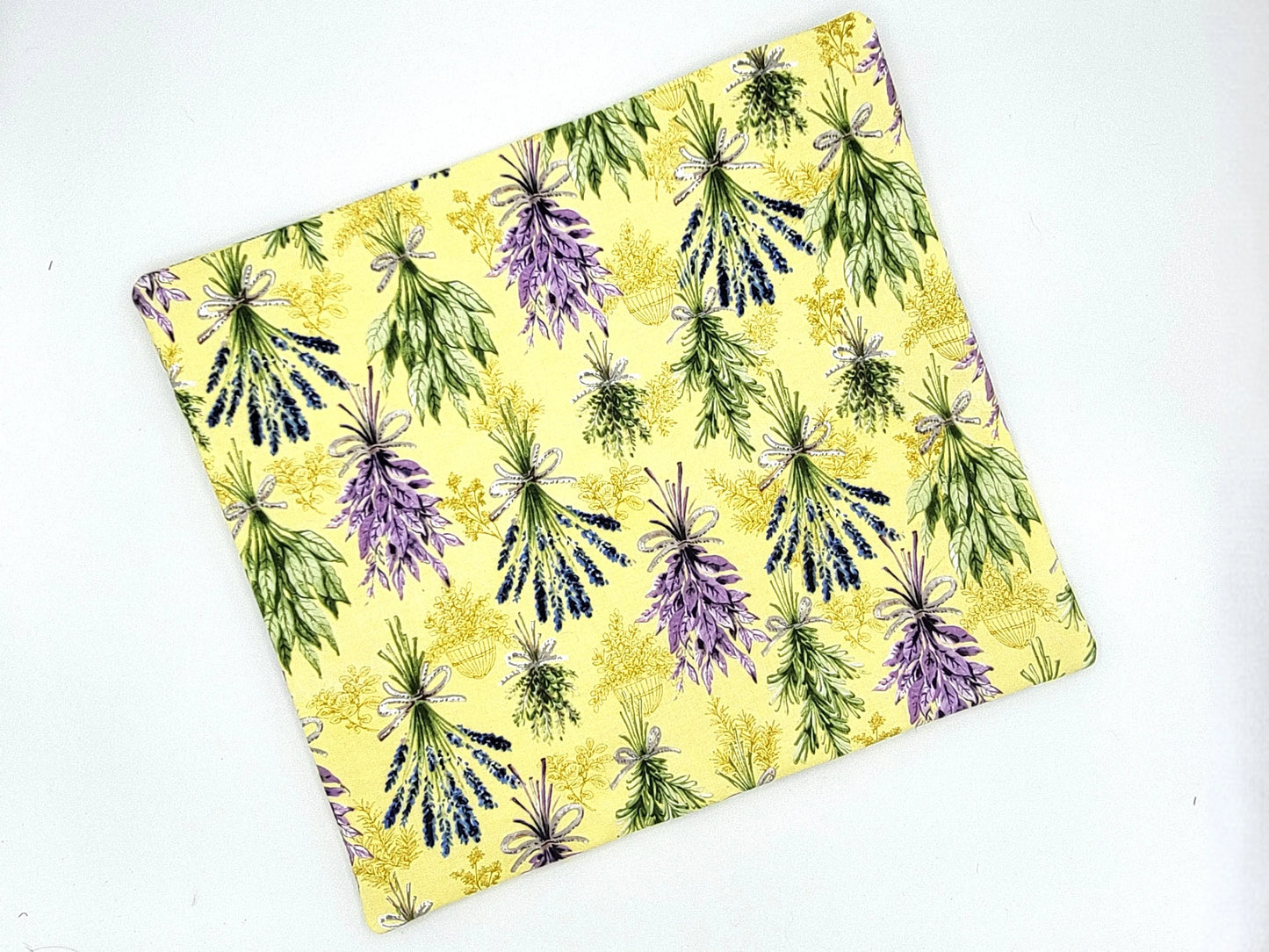 Floral Print Project Bag, Lavender, medium