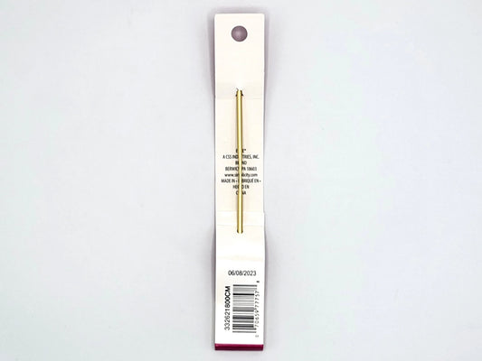 Boye 6" Aluminum Crochet Hooks size C 2.75mm