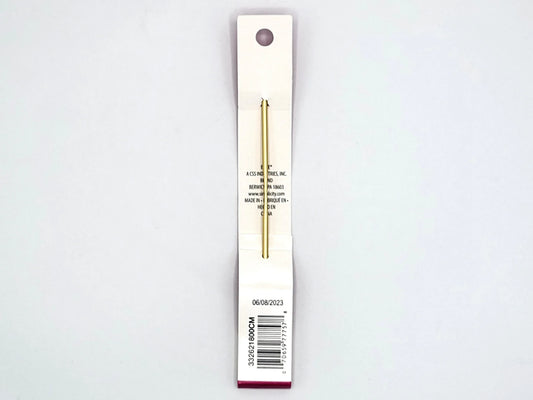 Boye 6" Aluminum Crochet Hooks size C 2.75mm