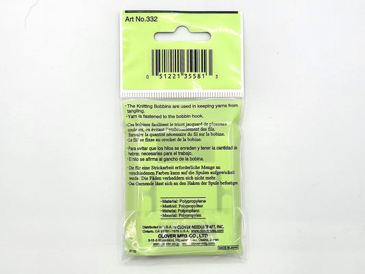 Clover Bobbin set for Knitting Crochet, 6pc