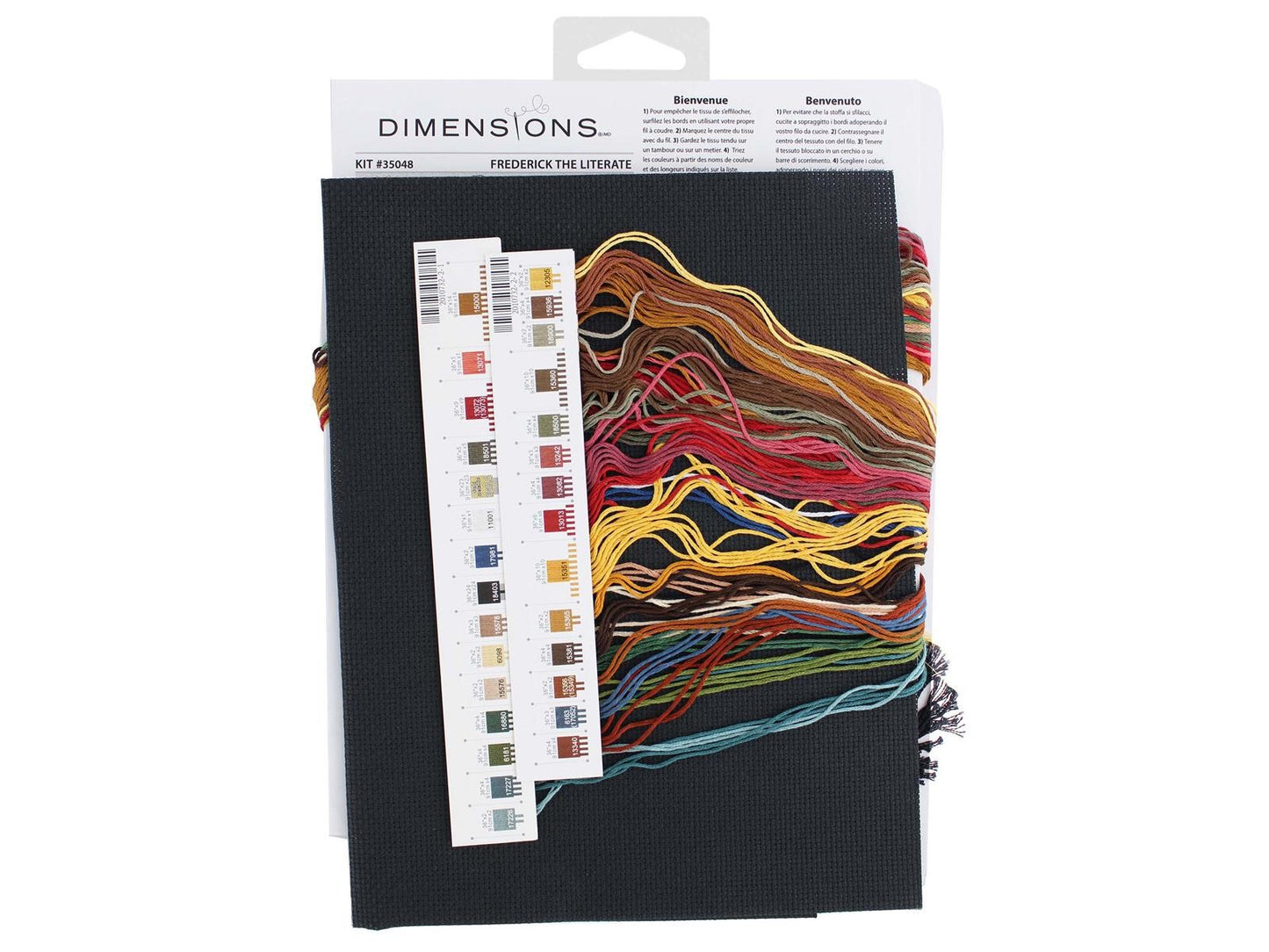Dimensions Counted Cross Stitch Kit 12"x11", 14ct, Frederick the Literate - #35048