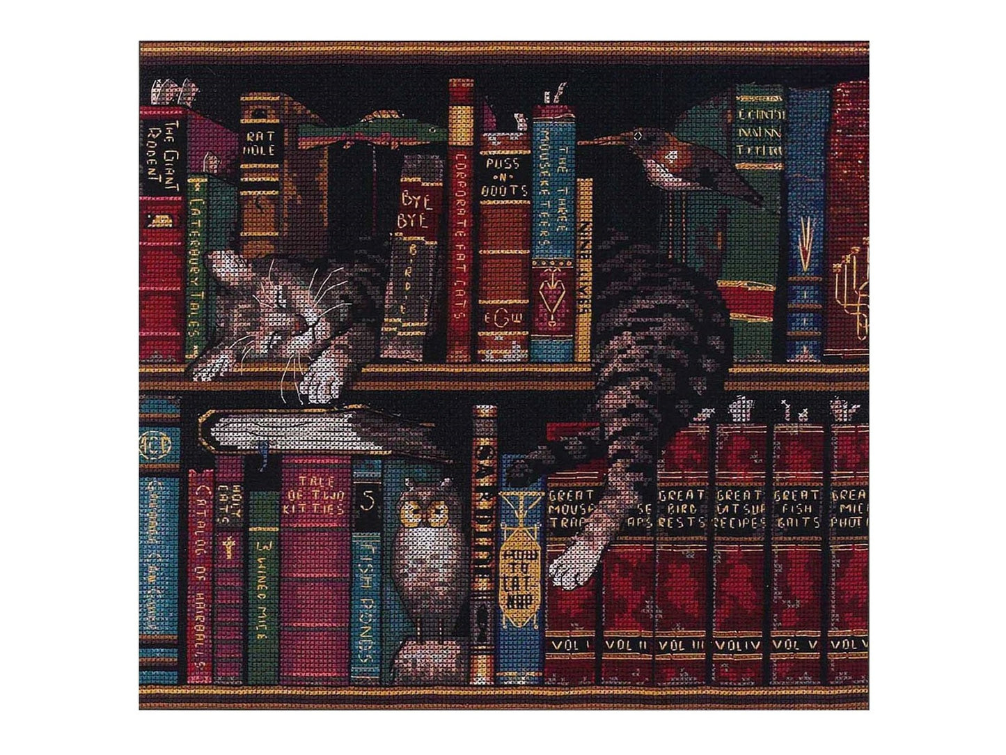 Dimensions Counted Cross Stitch Kit 12"x11", 14ct, Frederick the Literate - #35048