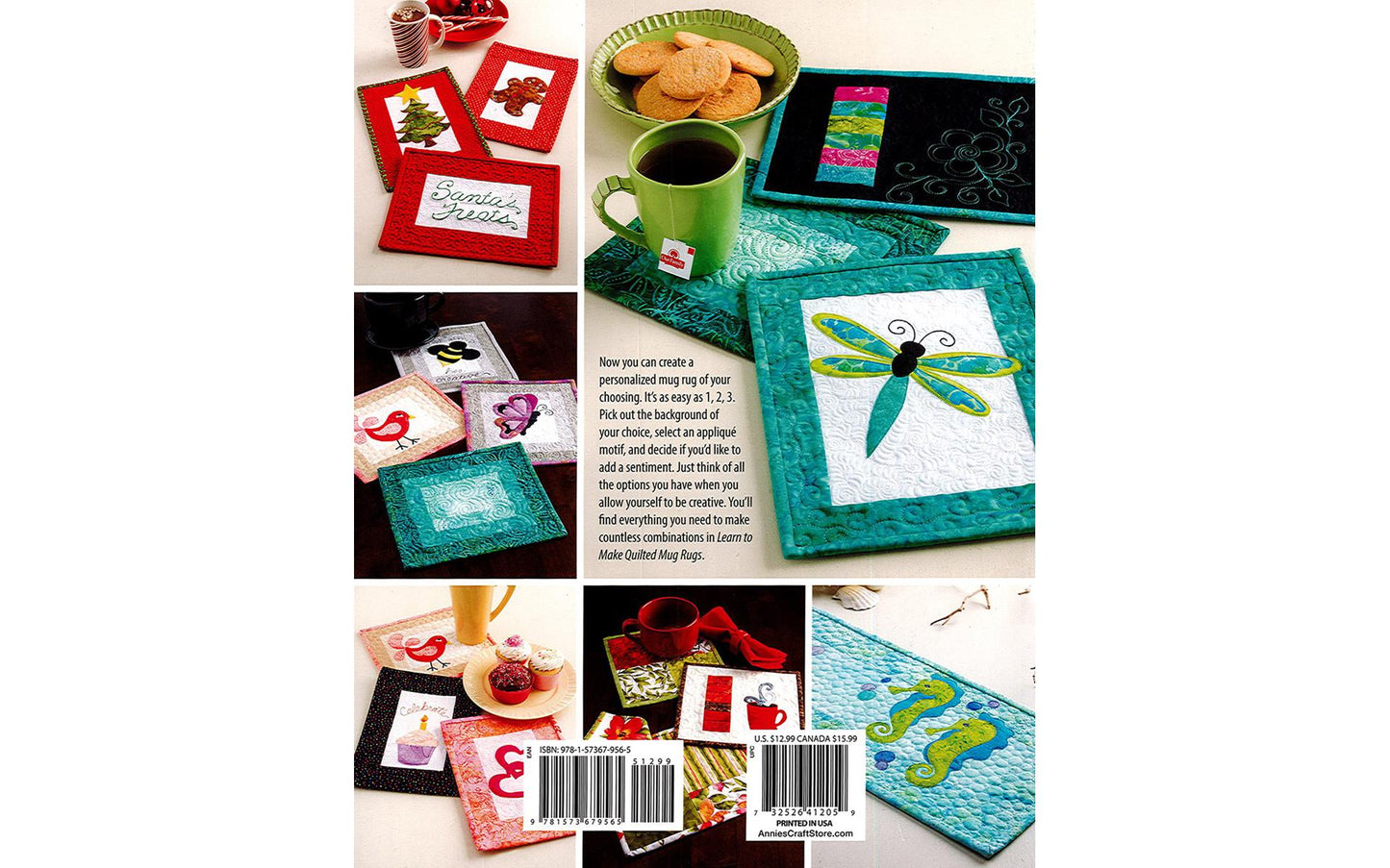 Learn To Make Quilted Mug Rugs Book, Carolyn S. Vagts - Softcover Book