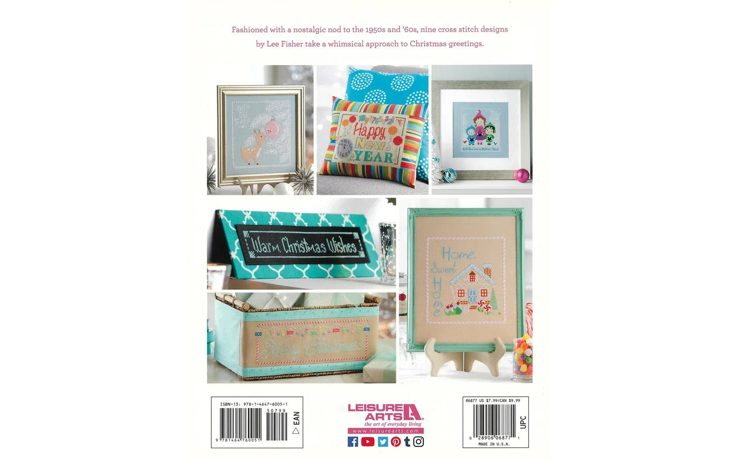 Retro Christmas Cross Stitch Book – Leisure Arts