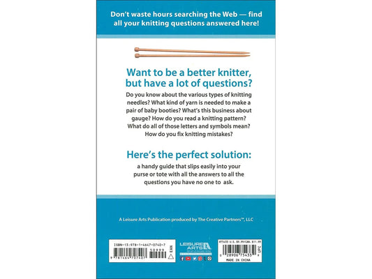 Everything the Internet Didn't Teach You About Knitting, Leisure Arts, Softcover Book