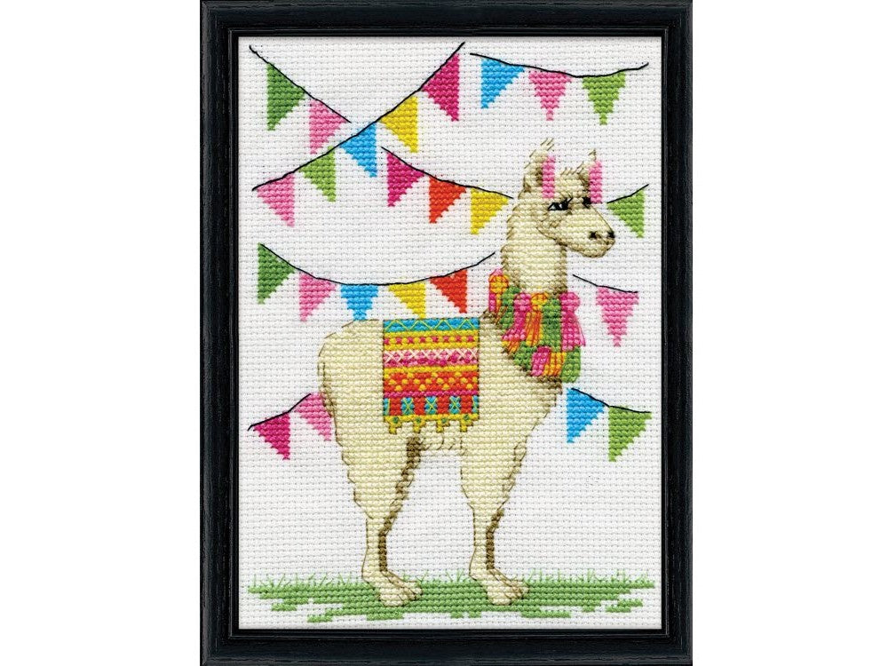 Design Works Counted Cross Stitch Llama 5" x 7"