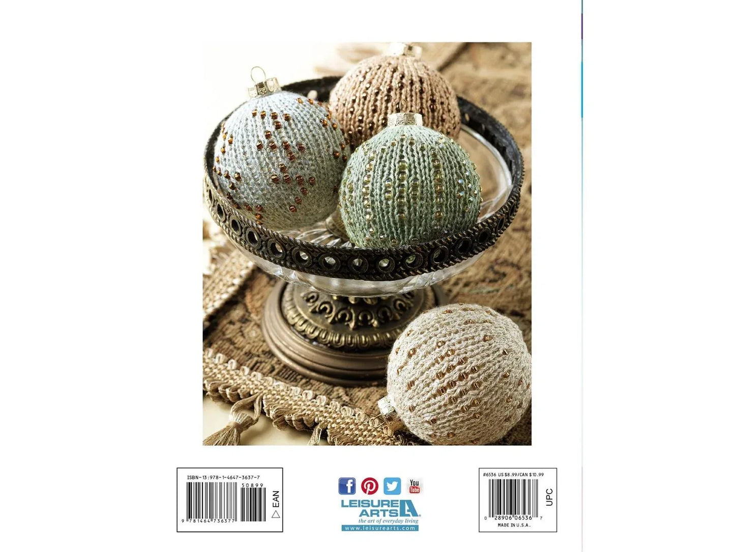 Knit Beaded Ornaments Pattern Book - 12 Sparkling Designs by Leisure Arts