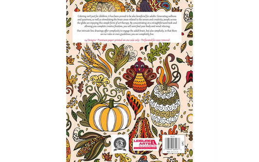 Adult Coloring Book, Bountiful Wonders Color Art For Everyone | Leisure Arts
