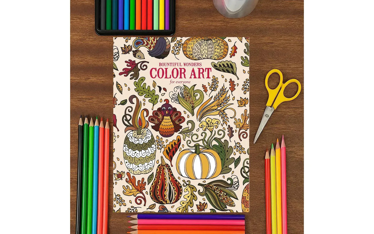 Bountiful Wonders Adult Coloring Book | Leisure Arts