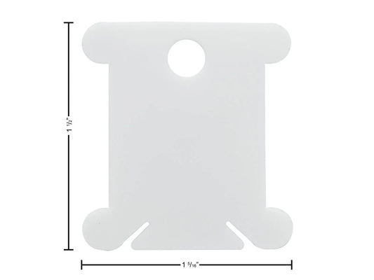 Plastic Floss Bobbins with Wire Cable Connector – 25pc