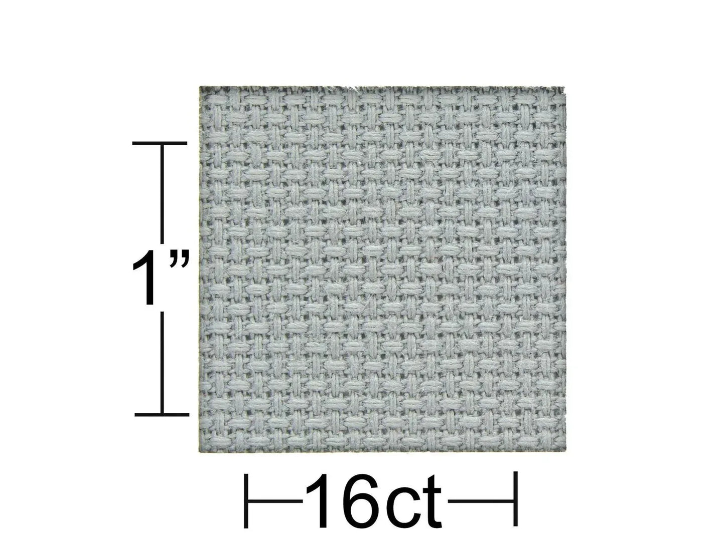 16ct Light Gray Aida Cloth 15x18" – Leisure Arts