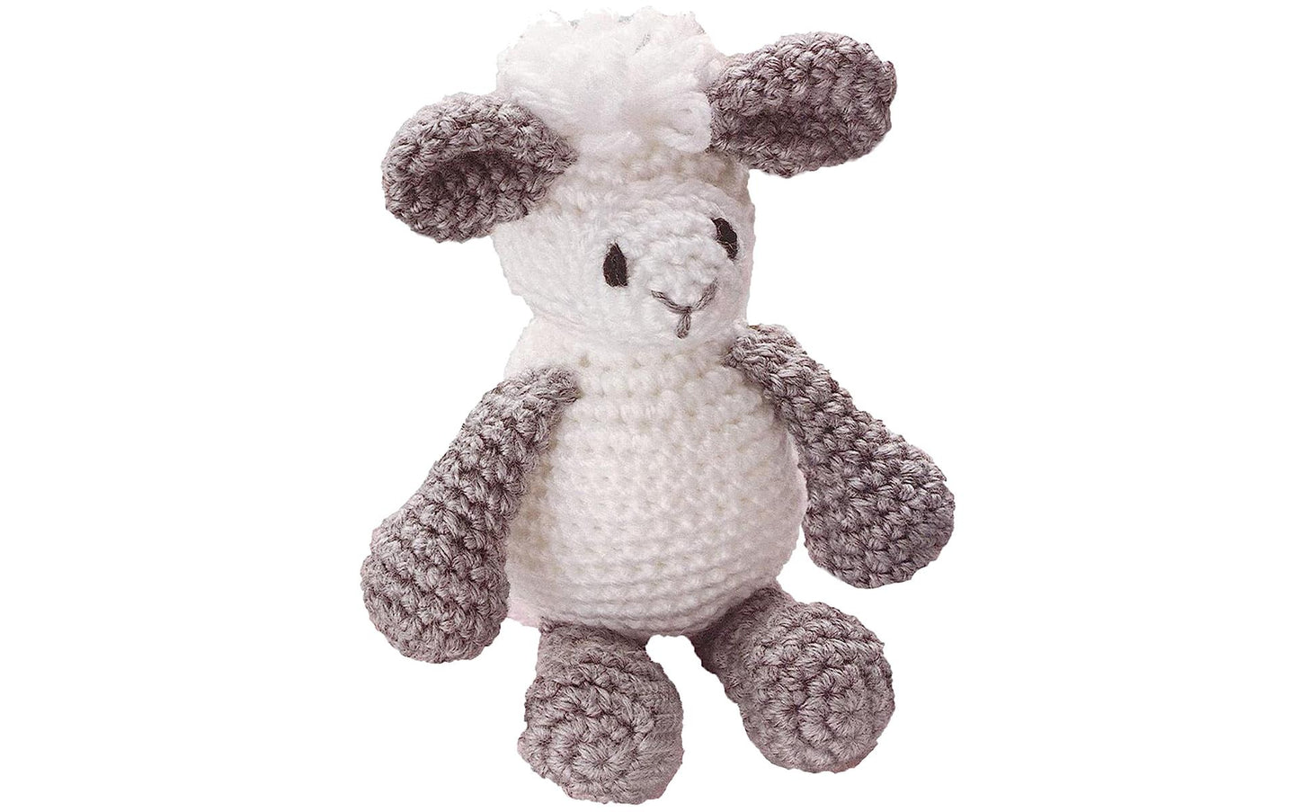 Lamb Crochet Kit for beginners, Amigurumi animals, Leisure Arts