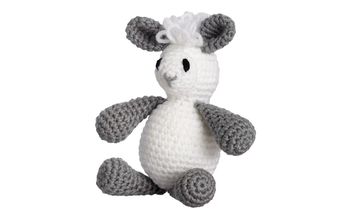 Lamb Crochet Kit for beginners, Amigurumi animals, Leisure Arts