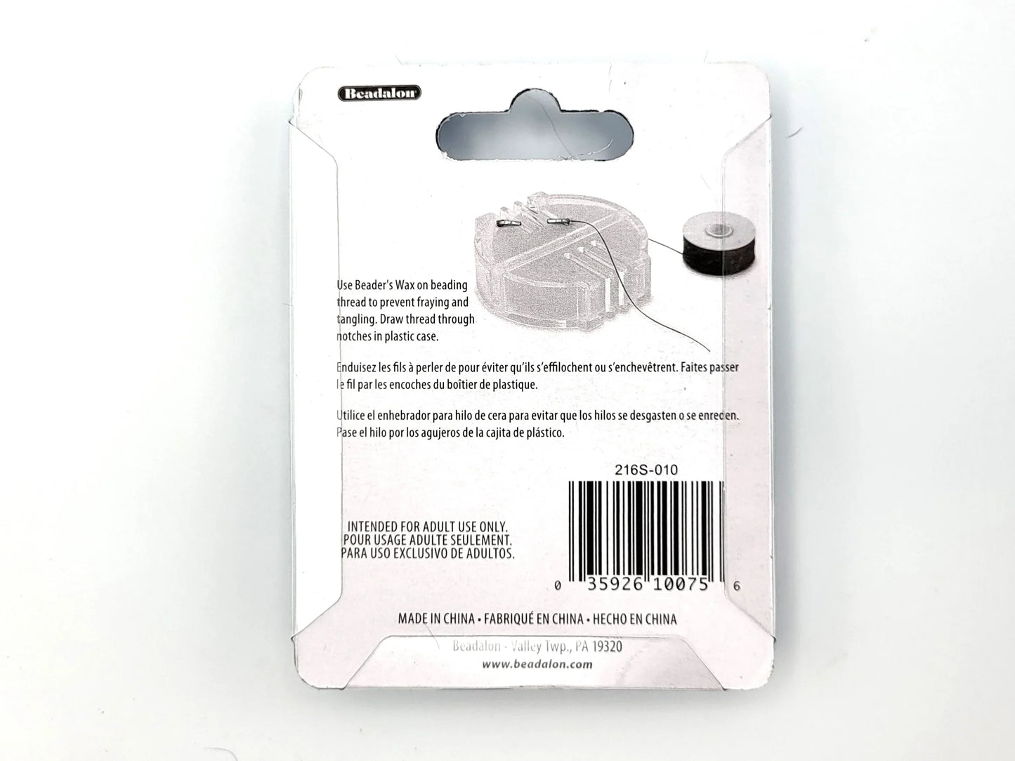 Beadalon Beeswax Thread Conditioner