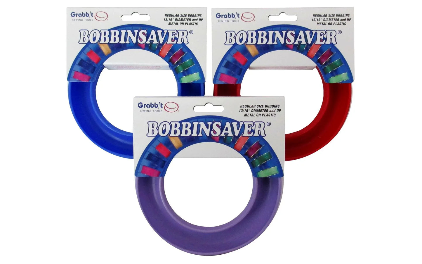 BobbinSaver Assorted Colors, Grabbit Sewing Tools