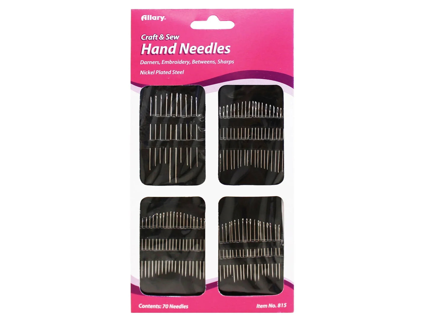 Allary Craft & Sew Hand Needles 70pcs